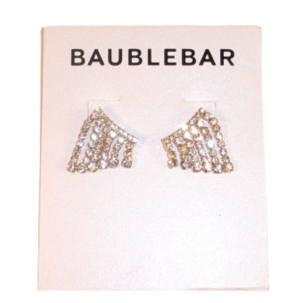NWT BaubleBar Sparkle Fringe Earrings